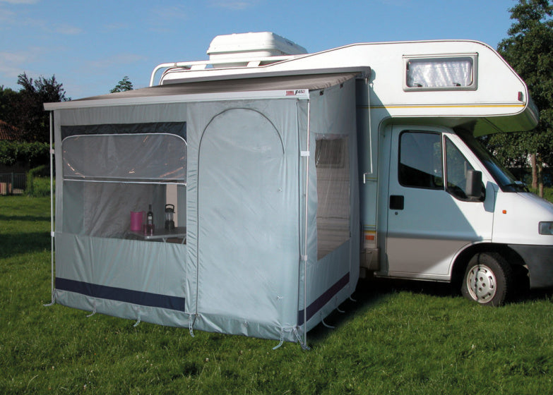 caravanluifel Narvik 300 x 190 cm polyester grijs