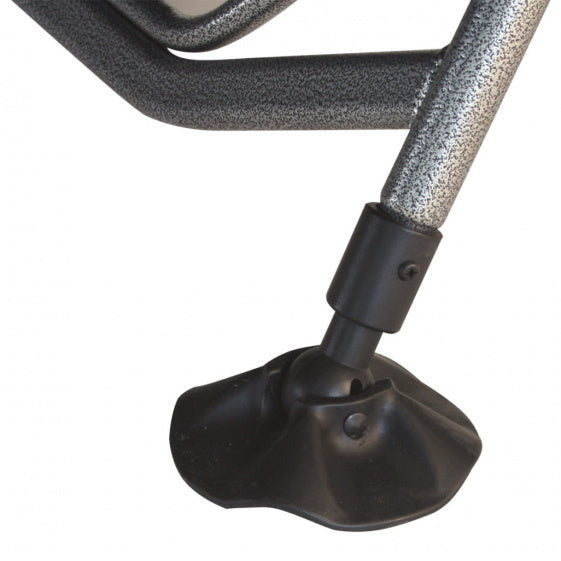 ligbed Royal 200 x 75 cm polyester antraciet zwart