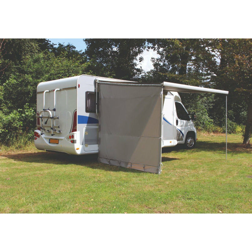zijwand zonder raam Camper 235 x 240 cm polyester grijs