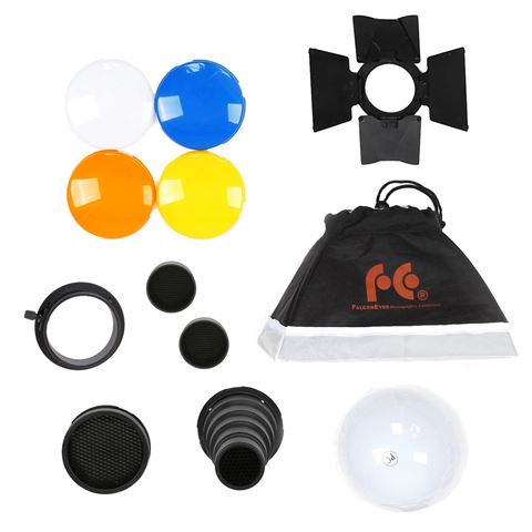 Falcon Eyes Accessoireset LA-K7 voor Mini Fresnel