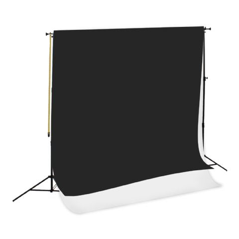 Falcon Eyes Achtergrondsysteem SPK-2 incl. 2 Rollen Zw Wit 1,35x11m