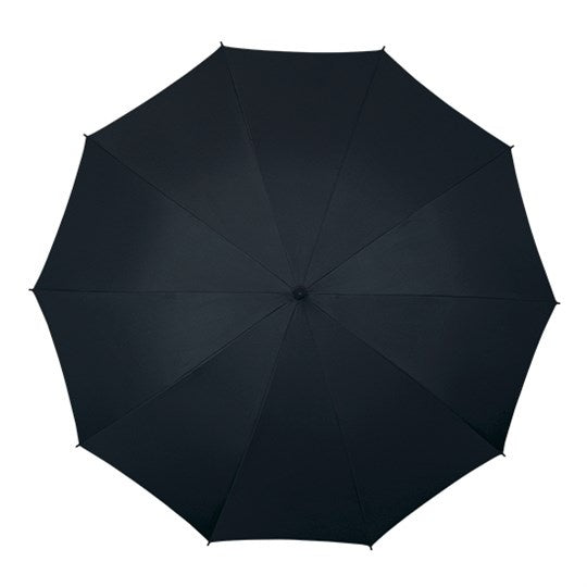 paraplu winddicht 120 cm polyester zwart