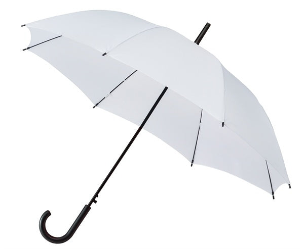 paraplu automatisch 103 cm polyester wit