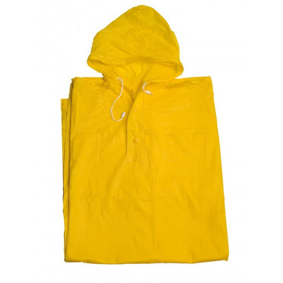 regenponcho one size unisex geel