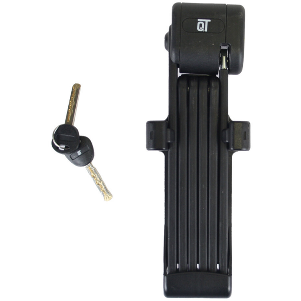 Qtcycletech ART.2 approved foldable lock Brand name: FlexLock Bicycle lock 950mm Black