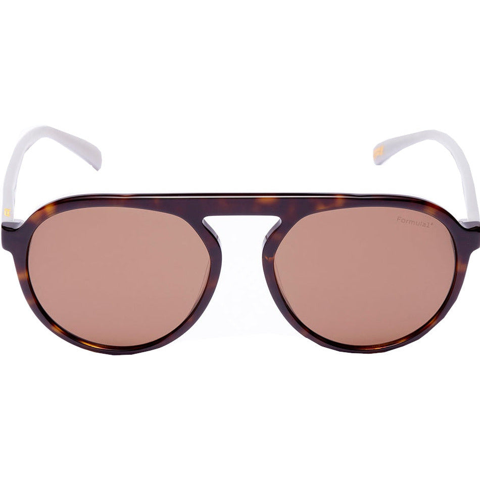 zonnebril unisex piloot cat.4 donkerbruin bruin