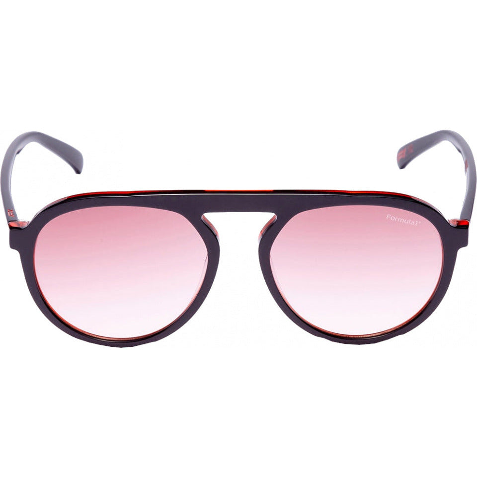 Formula Zonnebril unisex piloot cat.4 zwart lichtroze