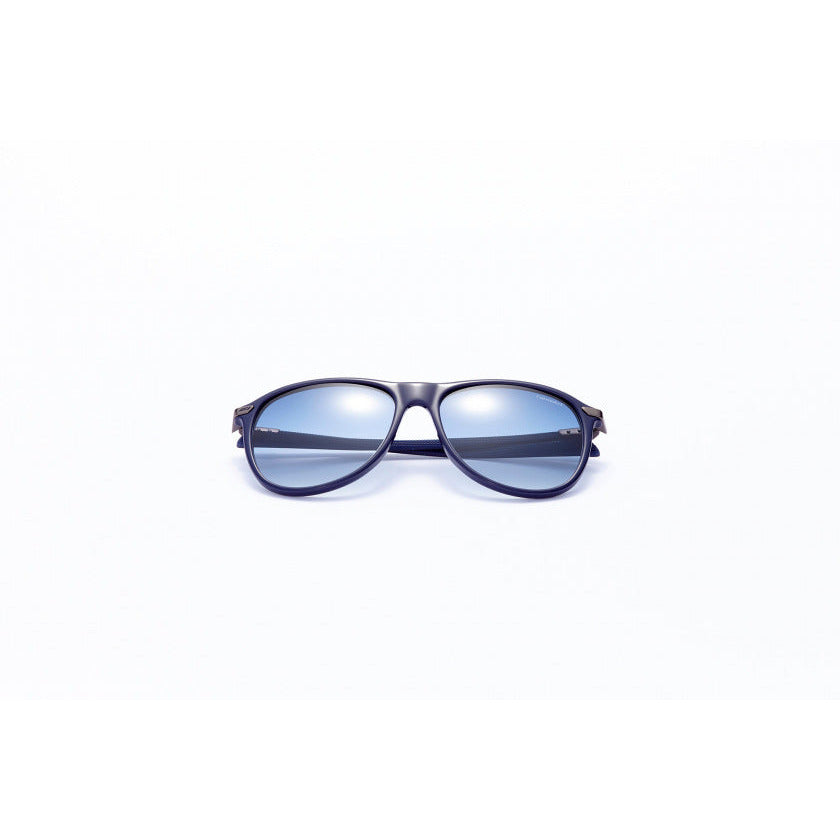 Formula Zonnebril unisex rond cat.4 navy lichtblauw