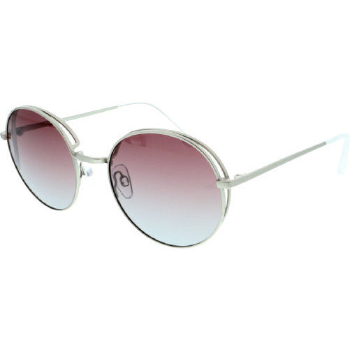 zonnebril gepolariseerd panto dames cat.2. zilver roze