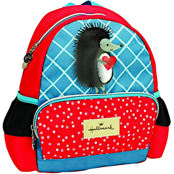Porcupine rugzak junior 11 x 25 x 31 cm rood blauw