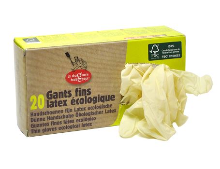 La droguerie Ecologique Handschoenen Latex eenmalig gebruik S
