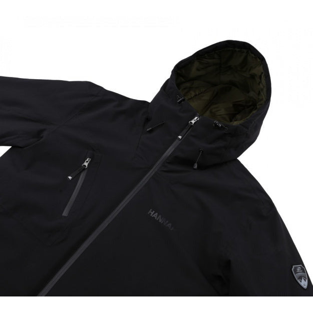 outdoorjas Derk heren polyester antraciet maat XXL