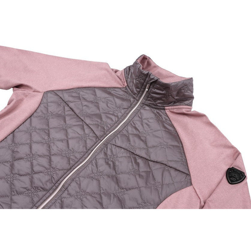 outdoorvest Elsa dames polyester roze grijs maat 36