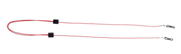 brillenkoord Clfx 65 cm polyester rood zwart