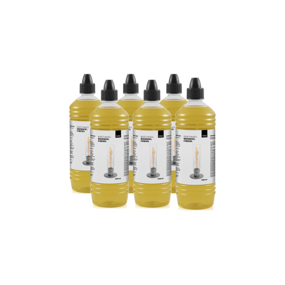 Spin sfeerlantaarn Bio-Ethanol 1 liter 6 stuks transparant