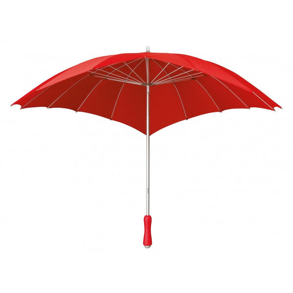 Hartvormige Paraplu met Handopening Ø 110 cm Rood