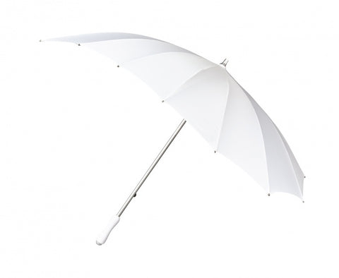 parapluie coeur 110 cm polyester blanc