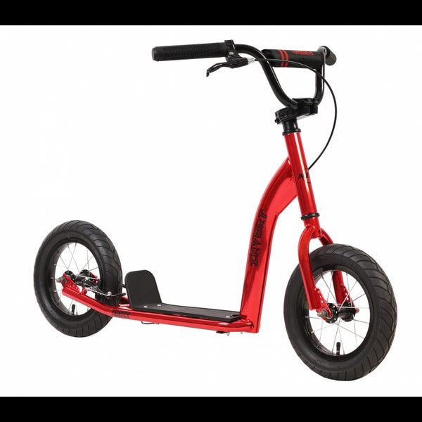 inverser le scooter rouge