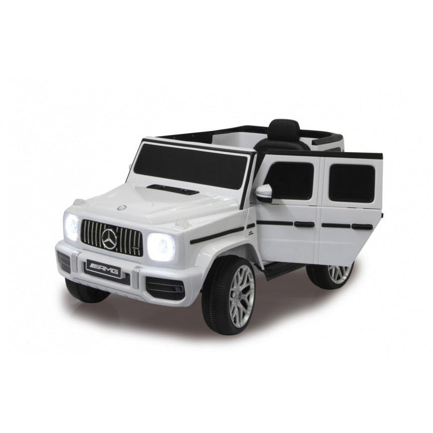 Mercedes AMG G 63 elektrische kinderauto 12V zilver