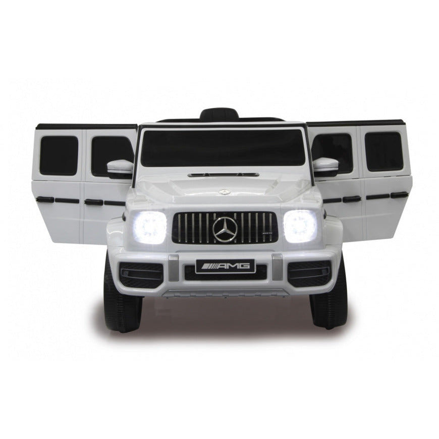 Mercedes AMG G 63 elektrische kinderauto 12V zilver