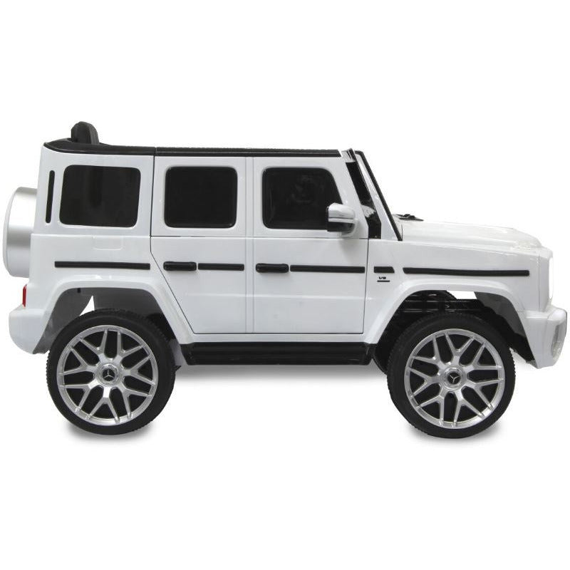 Mercedes AMG G 63 elektrische kinderauto 12V zilver