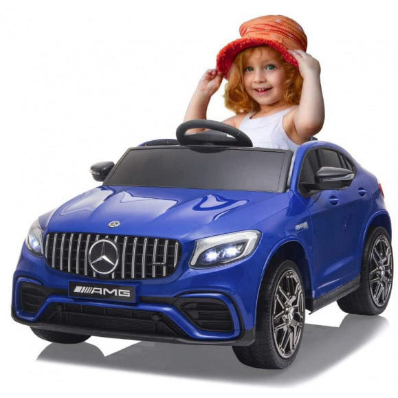 Mercedes-AMG GLC 63 S accuvoertuig junior 115 cm blauw