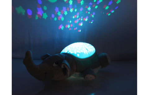 Dreamy Elephant nachtlamp led 32 cm grijs blauw