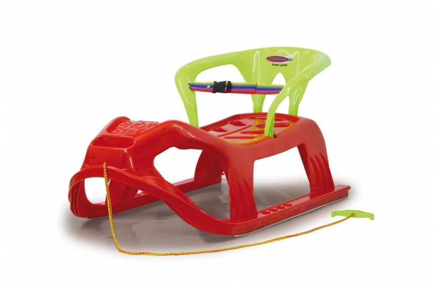 Snow Star slaap met rugleuning 90 cm rood