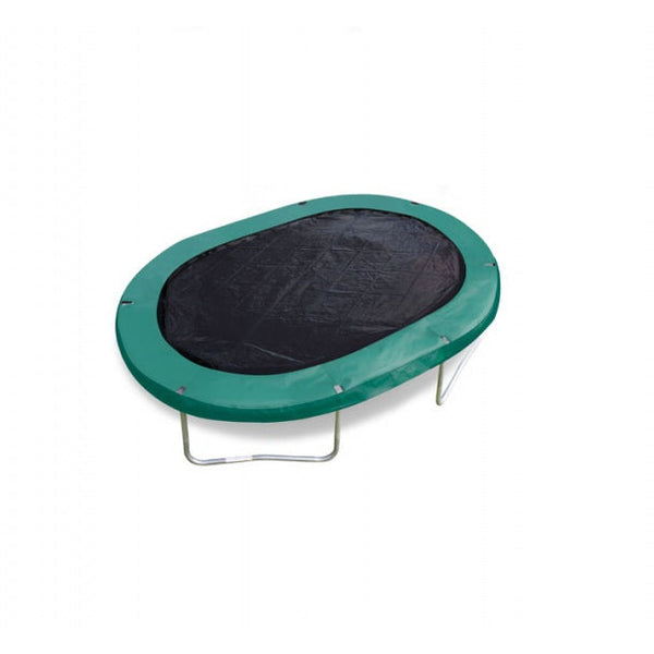 trampoline afdekhoes zwart ovaal 3,05 x 4,57 meter