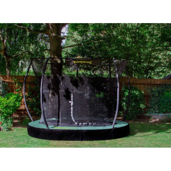 InGround Deluxe trampoline 366 cm zwart groen