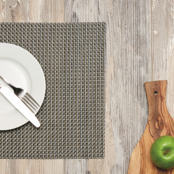 Metallic Placemat 30 x 45 cm PVC Goud antraciet