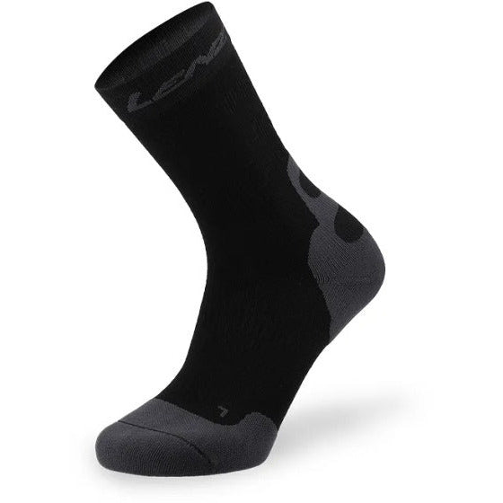 sokken Compression 7.0 Mid merinowol zwart maat 35-38