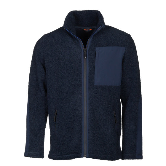 Life line Artic Sherpa Fleece Jack heren blauw maat 3XL