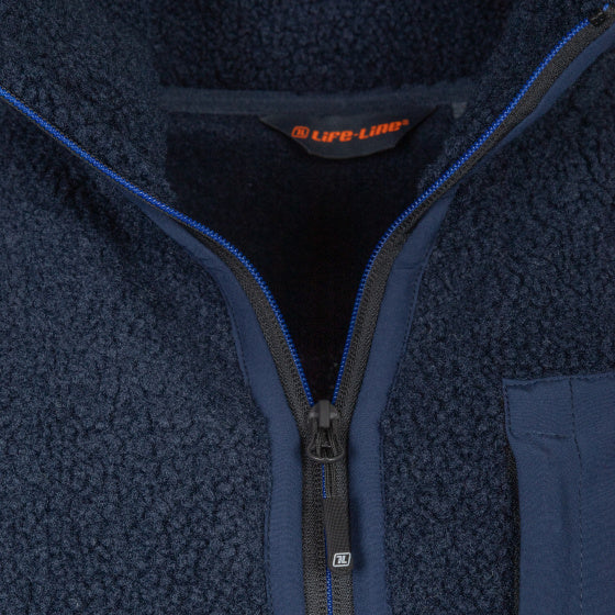 Life line Artic Sherpa Fleece Jack heren blauw maat 3XL