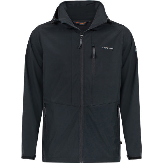 Life line Hidde softshell jas heren zwart maat M