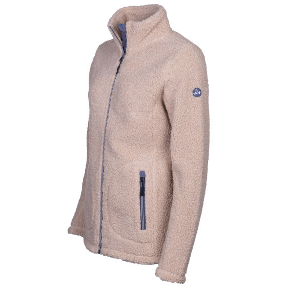 Lorne Sherpa Fleecejas dames beige maat L