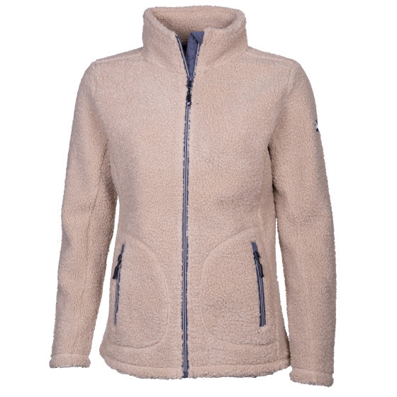 Lorne Sherpa Fleecejas dames beige maat L