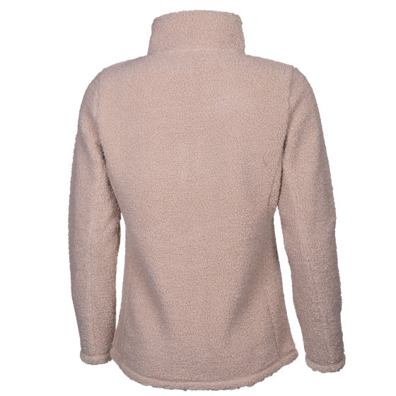 Lorne Sherpa Fleecejas dames beige maat M
