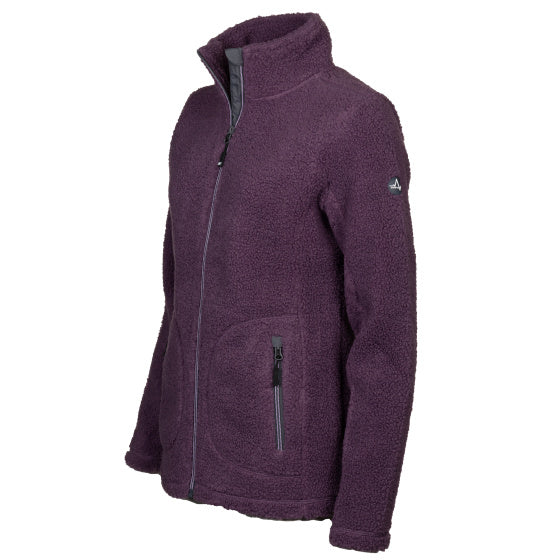 Lorne Sherpa Fleecejas dames paars maat XL