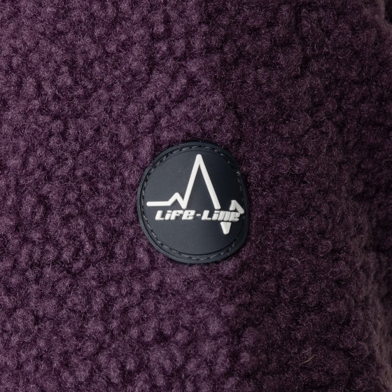 Lorne Sherpa Fleecejas dames paars maat S