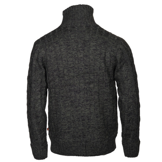 Morgan 2 Morgan gebreide volledige ritssluiting heren groen maat 3XL
