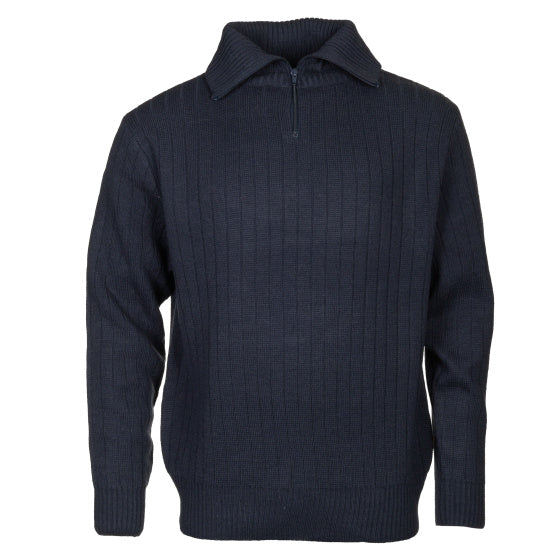 Life line PL Kotterstrui heren knit half zip blauw maat M