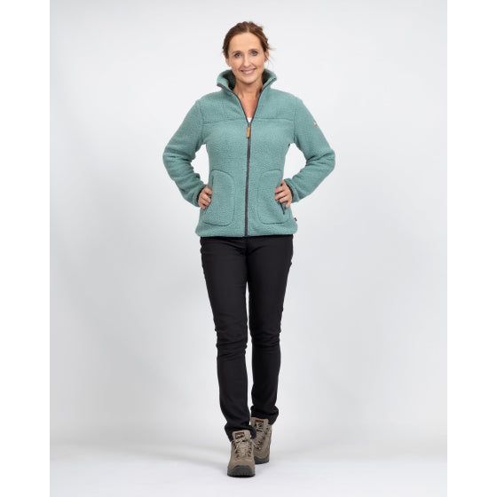 Life line Wendy fleecevest dames groen maat 3XL