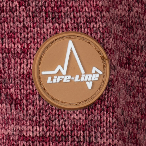 Life line Willemijn fleecevest dames bordeaux maat 3XL