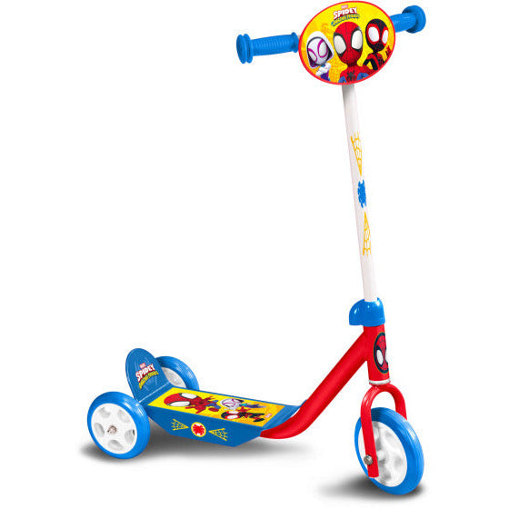 Marvel 3-wiel kinderstep Spidey junior rood blauw