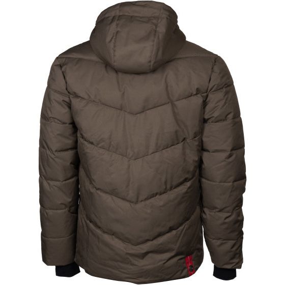 Marck II padded winterjas heren grijsbruin maat M