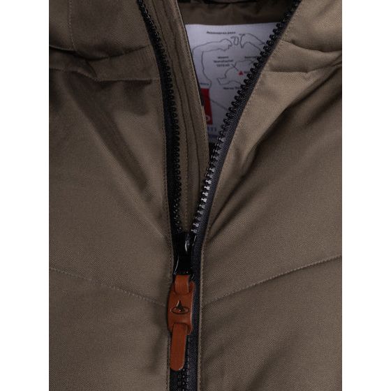 Marck II padded winterjas heren grijsbruin maat M