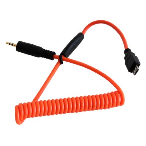 Câble de connexion pour appareil photo Miops Fujifilm F1 Orange