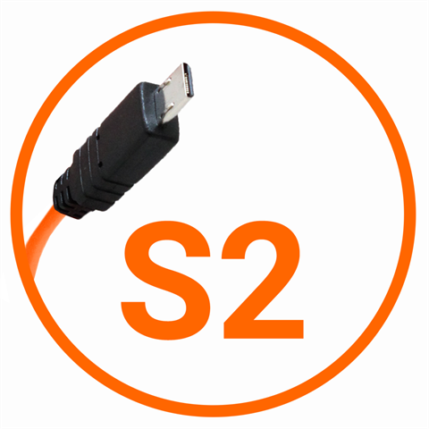 Câble de connexion caméra Miops Sony S2 Orange