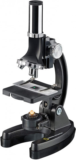 microscoop met koffer 33 cm staal zwart 24-delig